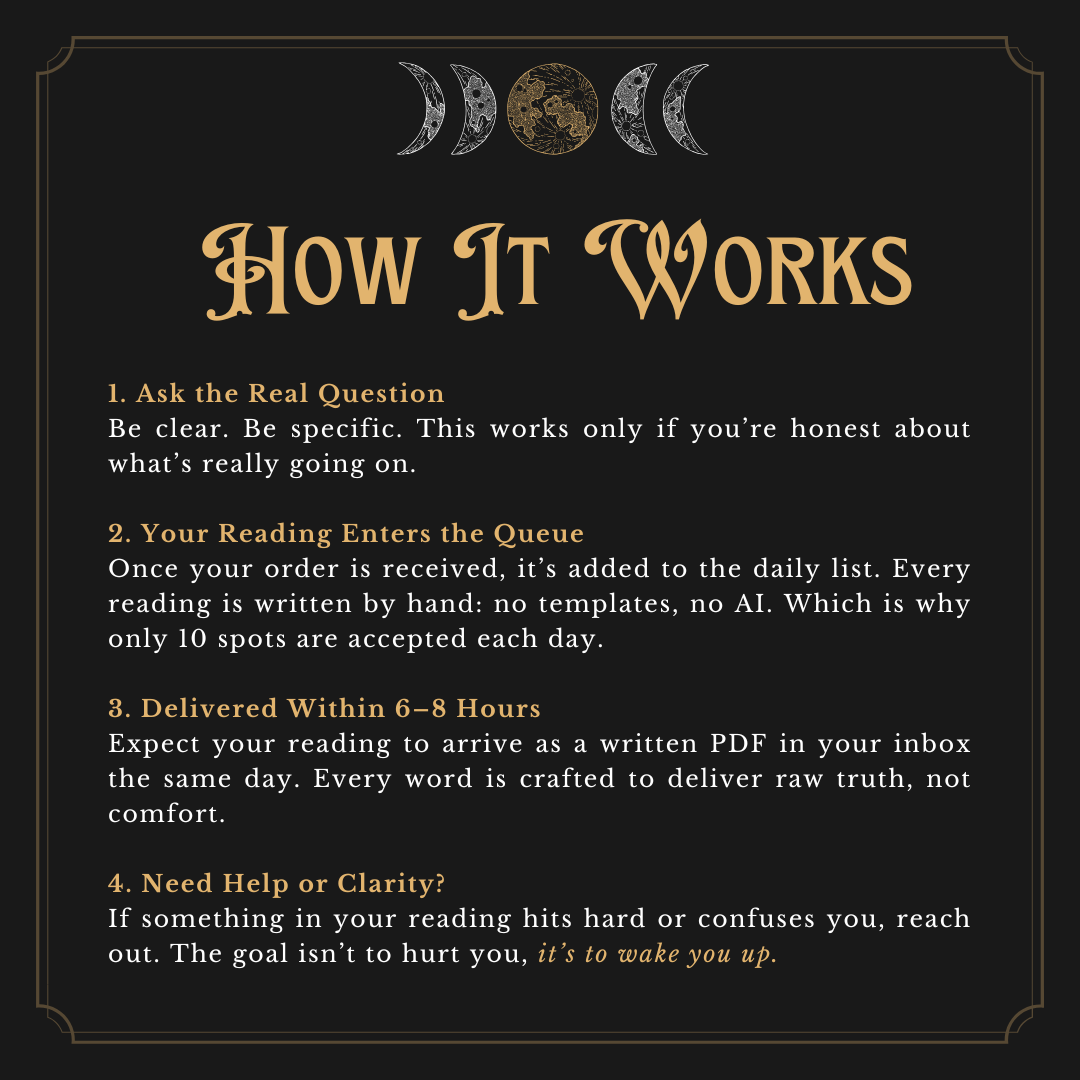 Raw Truth Tarot Reading