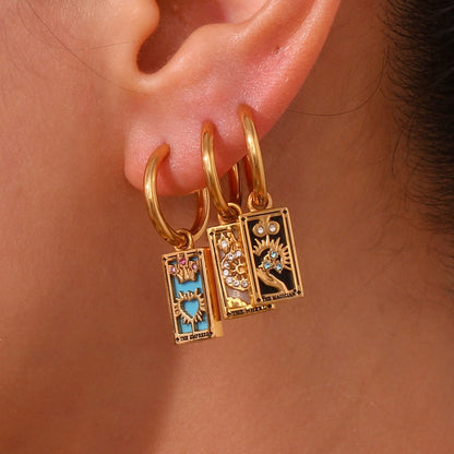 Tarot Card Manifestation Earrings