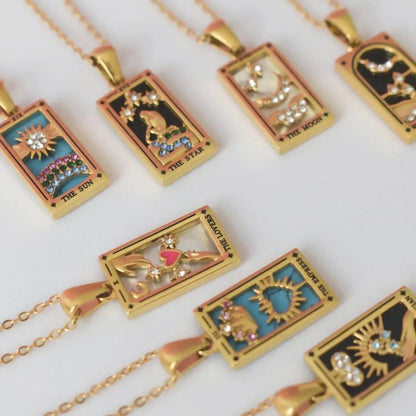 Tarot Card Necklace