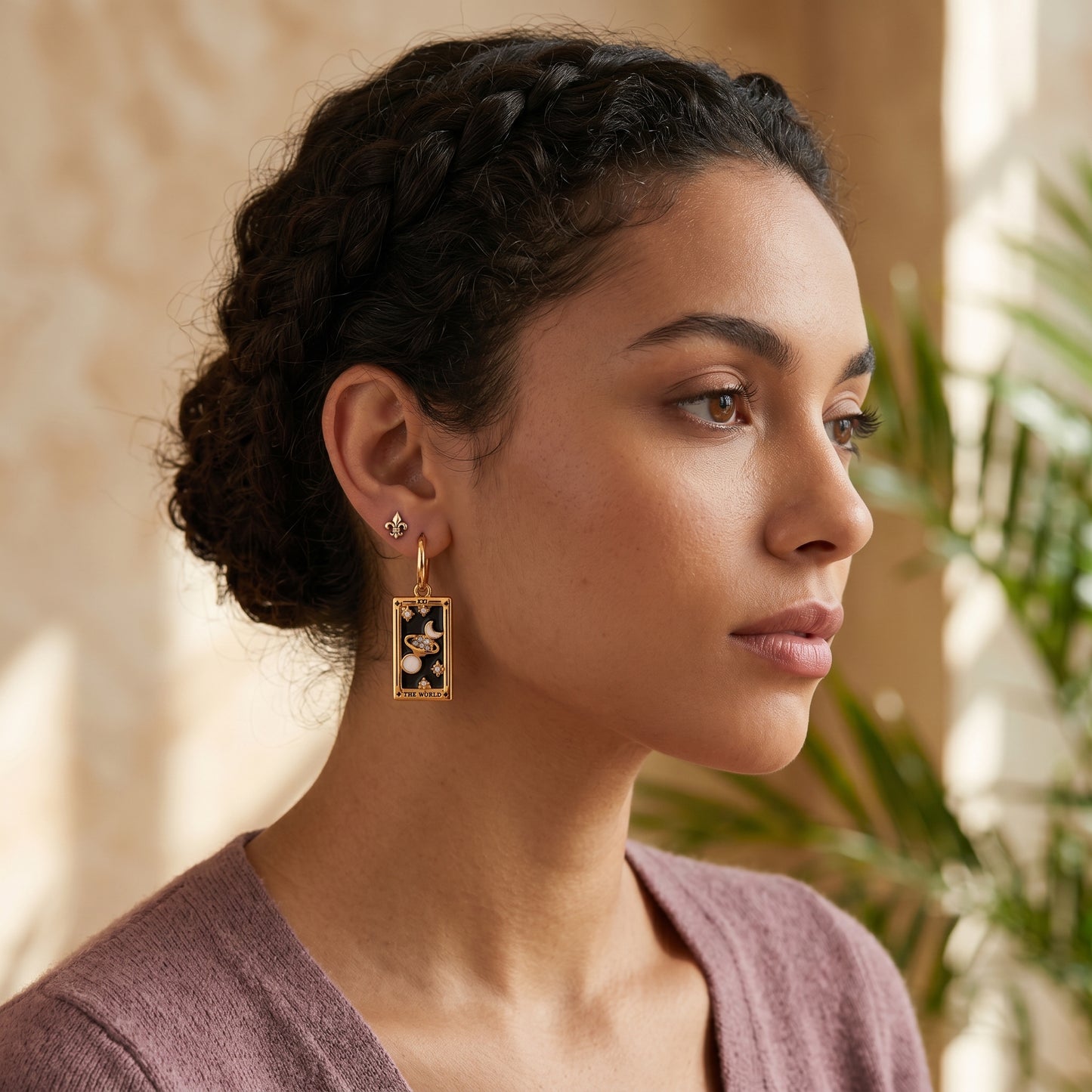 Tarot Card Manifestation Earrings